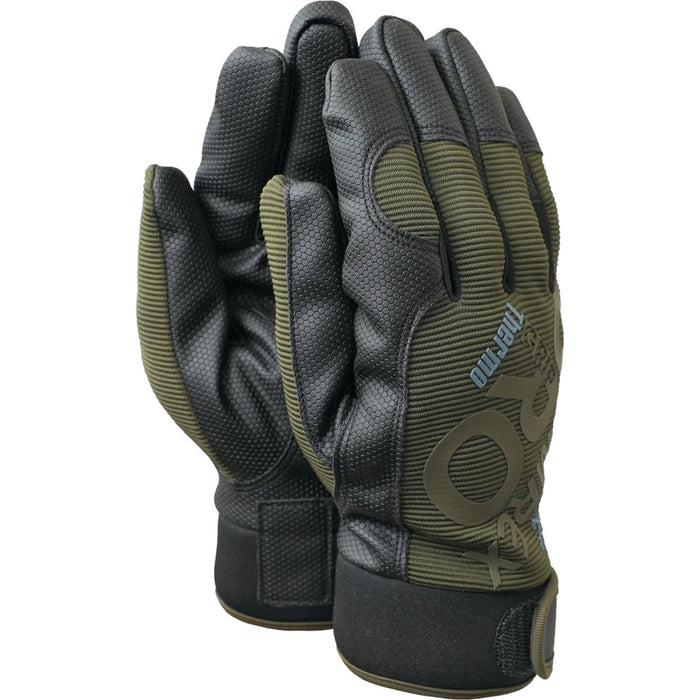 TAMREX ProGrip Thermo Gants d'hiver HexaGrip Cuir Palm Isolé Olive - GoMilitar