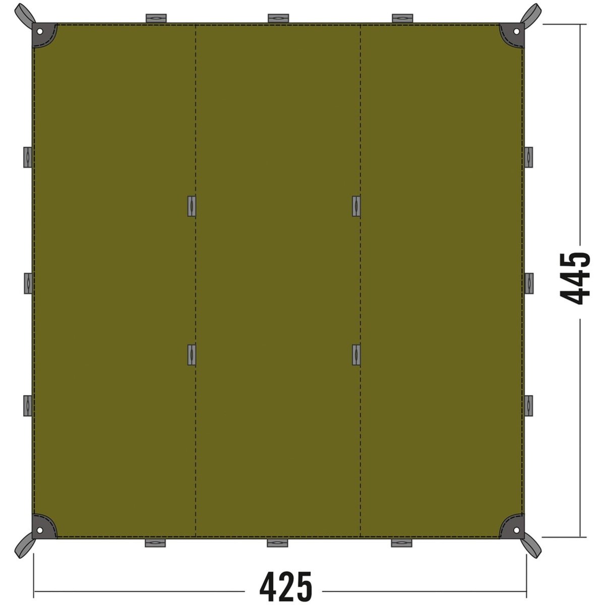 Tatonka Quality Tent Trap Shelter Shelter Rain Cover Sun Luifel lichtgewicht