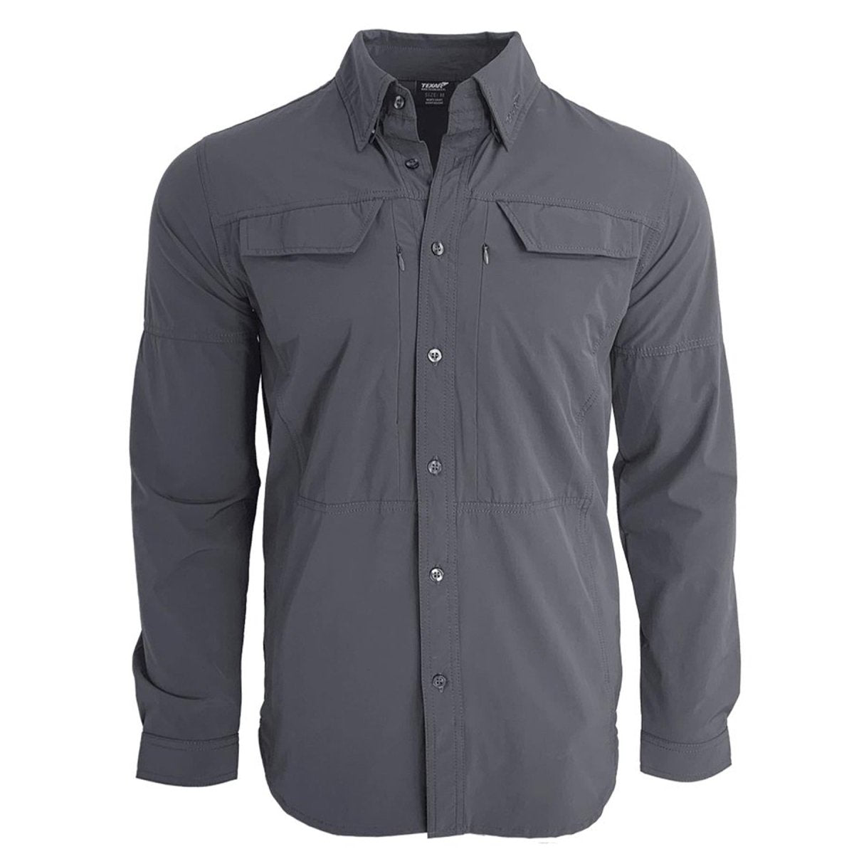 Texar Long Sleeve Military Shirt Slim Fit duurzame kledingklassiek Legeroverhemden