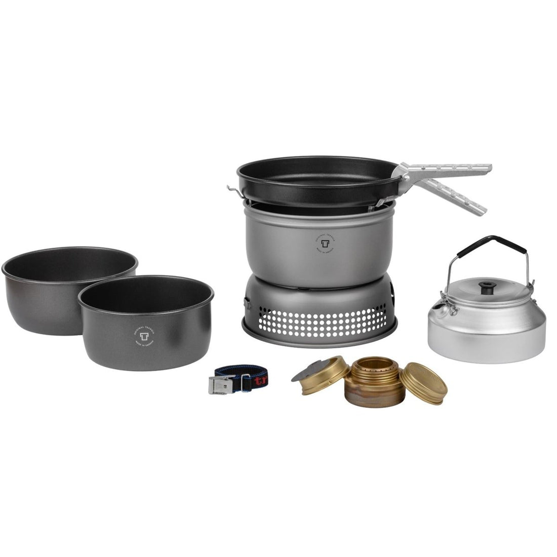 Trangia 1.75L fornuis set set brandstof benzine brander wandelen kookgerei lichtgewicht aluminium