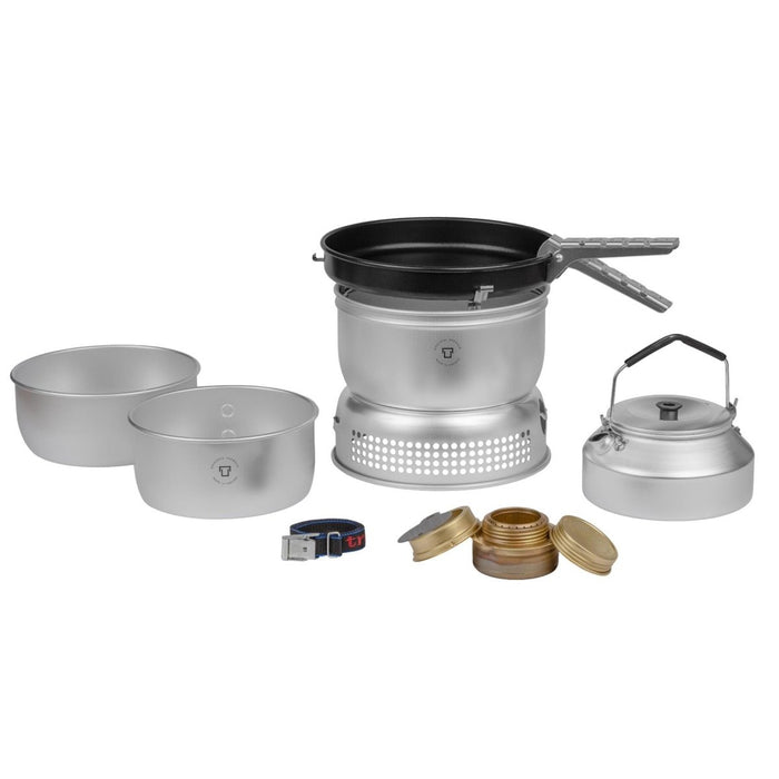 Ensemble de cuisinière Trangia, kit de désordre en aluminium, batterie de cuisine d'extérieur ultralégère et compacte - GoMilitar