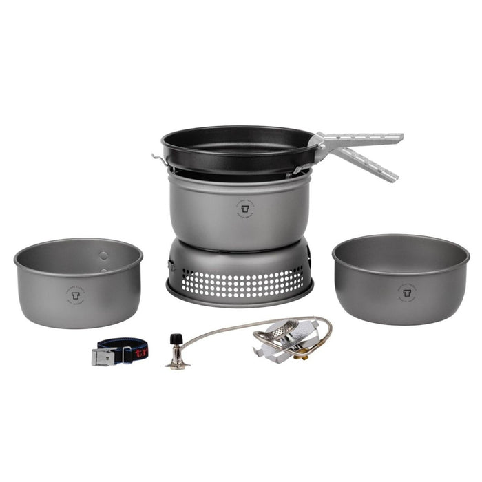Ensemble de poêle en aluminium léger anodisé dur Trangia poêle antiadhésive camp extérieur - GoMilitar