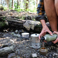 Trangia keukenkachel set kookgerei lichtgewicht roestvrij staal compact wandelen