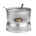 Ensemble de réchaud compact à brûleur à combustible léger en aluminium Trangia, ustensiles de cuisine pour le camping