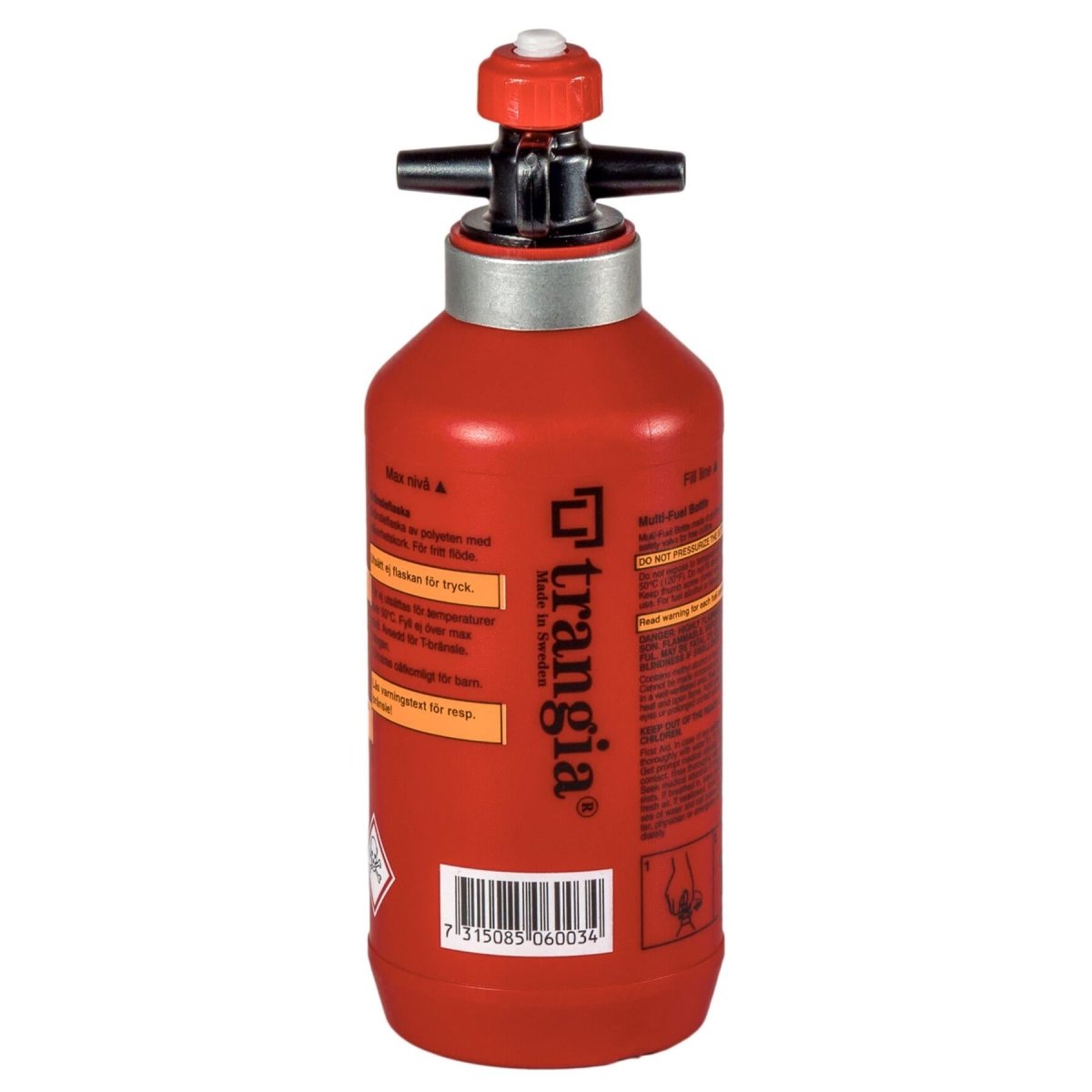 Trangia vloeibare brandstoffles benzine brander polyethyleen kolf buiten camping rood