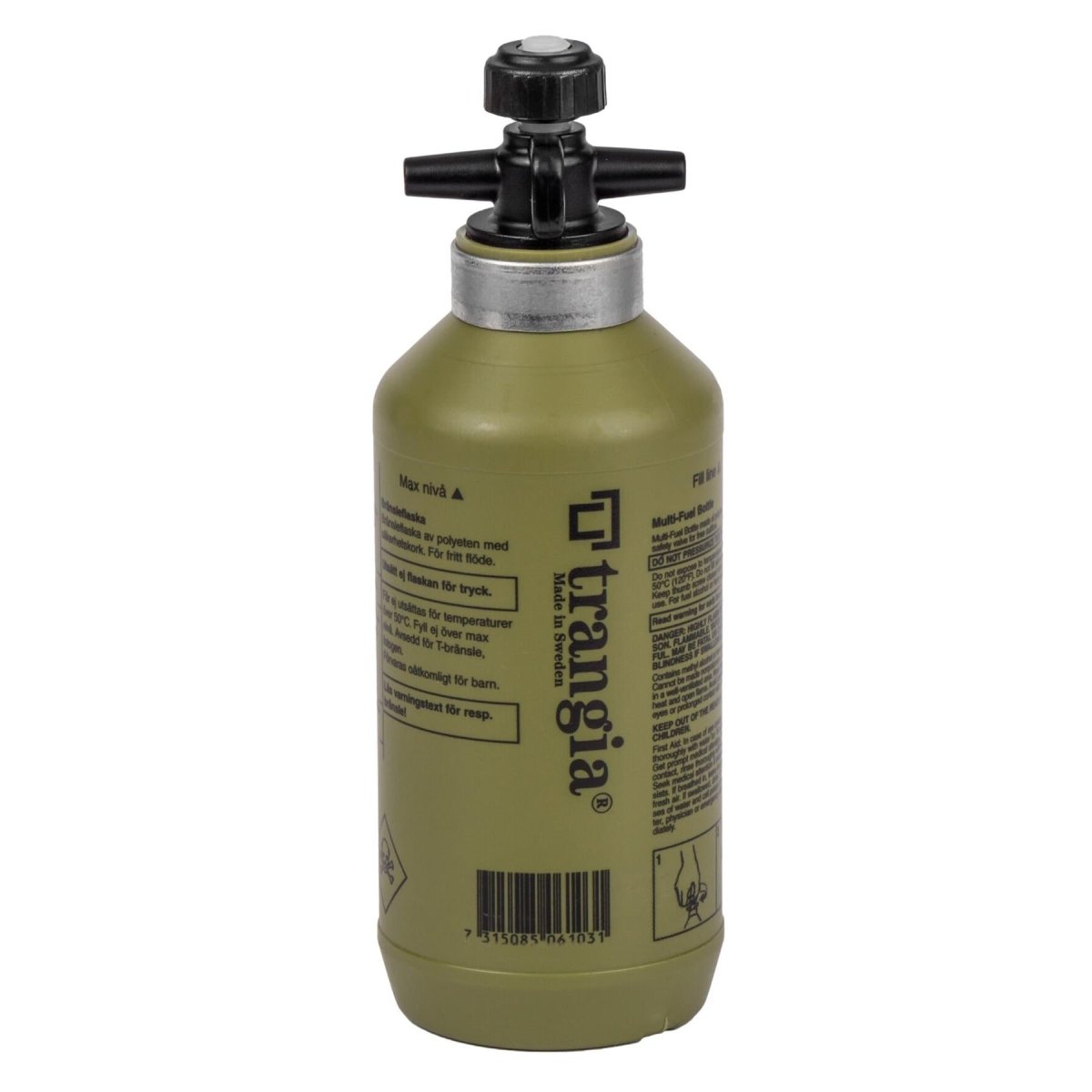 Trangia vloeibare brandstoffles benzine brander polyethyleen kolf buitenlucht olijf