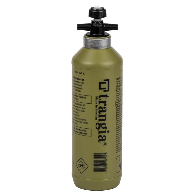 Trangia liquid fuel bottle petrol burner polyethylene flask outdoor hiking Olive - GoMilitar