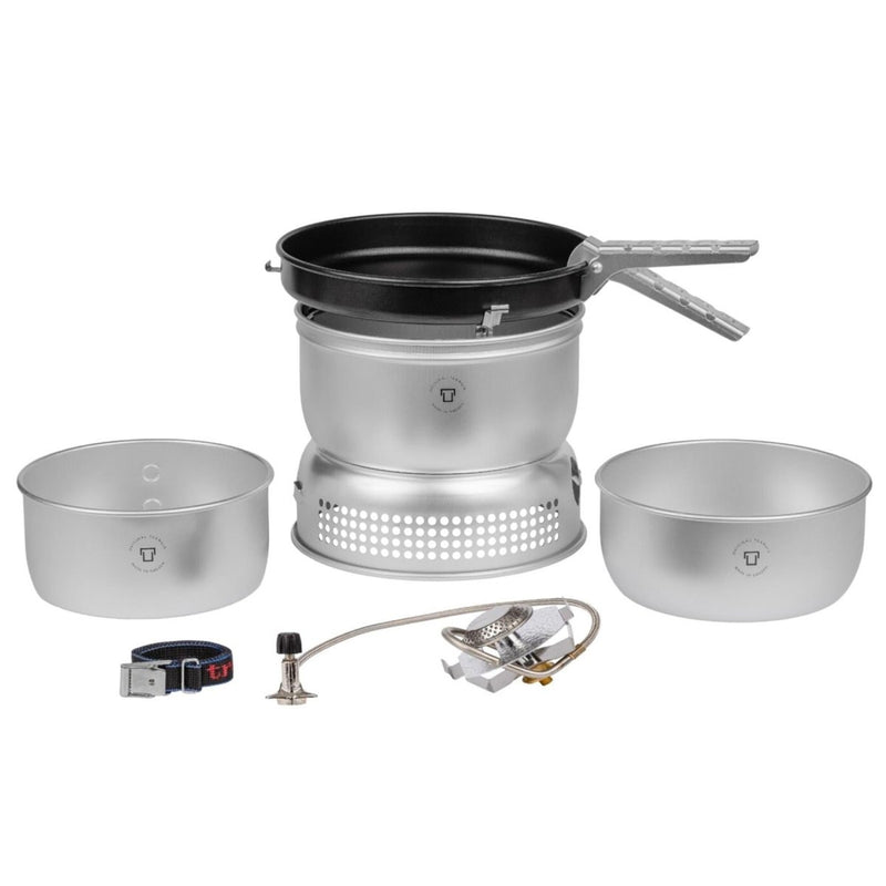 Trangia stove set 1.75L pot pan aluminum ultralight outdoor hiking cooking kit - GoMilitar