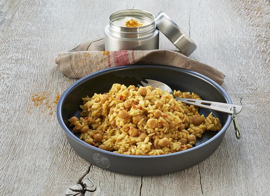 Trek'N'Eat Veganistische maaltijd Chana Masala Gevriesdroogd buitenvoedsel Wandelen 180g