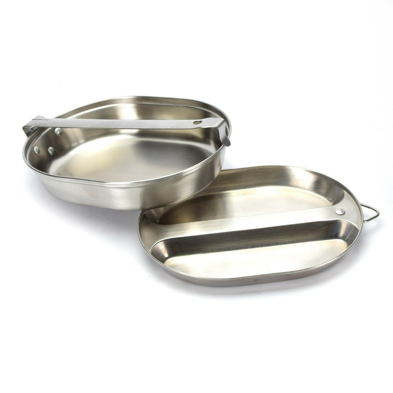 US Army mess kit stainless steel military mess tins US style eating utensils NEW - GoMilitar