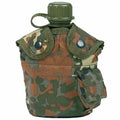 Amerikaanse legerstijl kantine M1 waterfles met Cover Cup & Alice Clips US Military