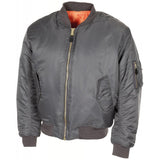 Amerikaanse legerstijl jas MA1 Air Forces Troops Bomber Urban Gray Winddichte puffer