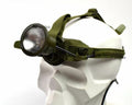 Vintage Zweedse Zweden Militaire Leger Hoofdlamp Hoofd Torch zaklamp