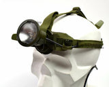 Lampe frontale militaire suédoise vintage Lampe de poche frontale