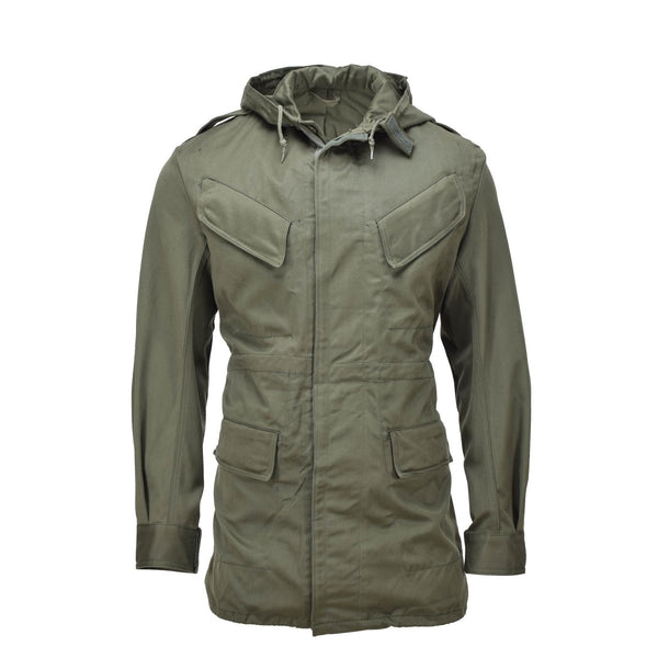 belgium military BDU hooded parka