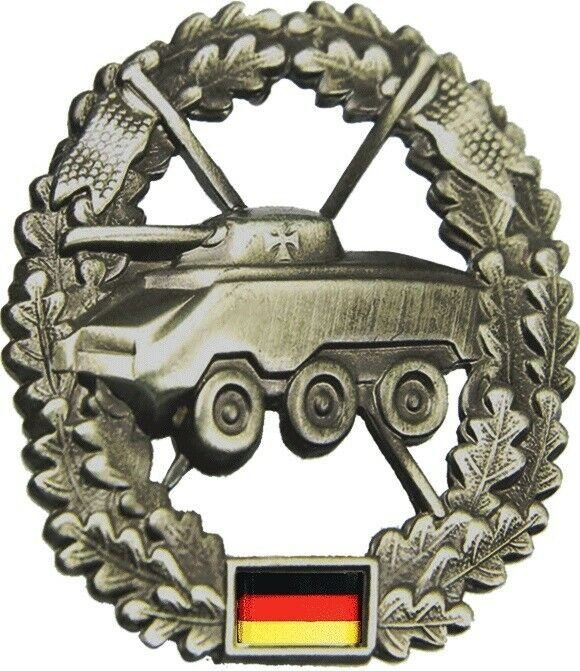 Echte Duitse leger baret badge kokarde tank verkenningstroepen gepantserde kracht