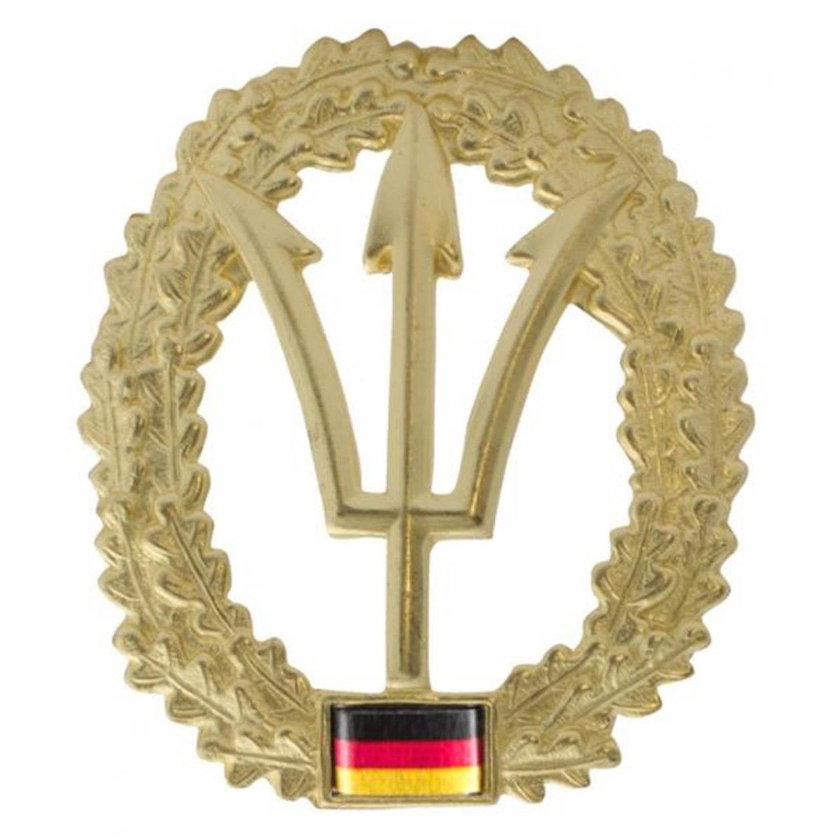 Insigne de béret de l'armée allemande authentique, cocarde, nageurs de combat, forces marines