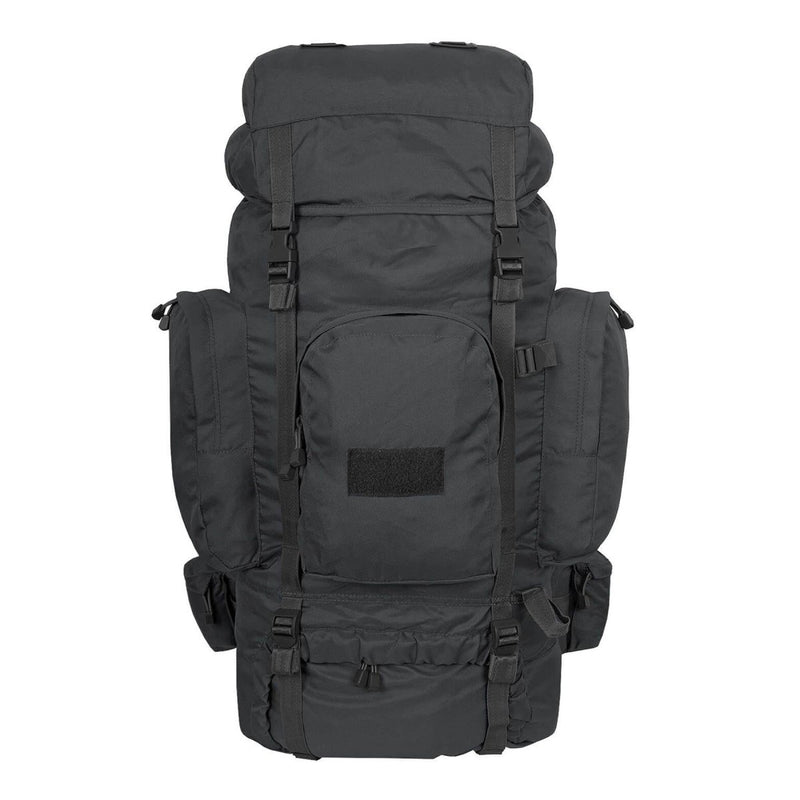 MIL-TEC RECOM tactical backpack hiking rucksack trekking daypack Large 88L black aluminum frame